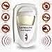 Ultrasonic Pest Reject Pest Repeller with LED Night Light---for Indoor Use! Ideal Pest Rejest for Ants, Roaches, Spiders, Mosquitoes, Small Rodents and More--No Batteries Needed and No Chemical