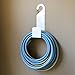 White Garden Hose Holder wall mount-Durable , very powerful hanger it can hold 100ft heavy hose -keep your backyard neat and clean