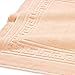 Superior Hotel & Spa Quality Bath Mat Set of 2, Made of 100% Premium Long-Staple Combed Cotton, Durable and Washable Bathroom Mat 2-Pack - Peach, 22