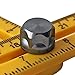 Sprocket Tools Angle Ruler Extra Durable - Angleizer Template Tool with Metal Joint Knobs - Angle Measuring Ruler And Angle-izer Template Tool For Builders, Craftsmen, Tiles, Bricks, Laminate