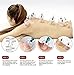 AMK Chinese Cupping Therapy Set with Pumping Handle and Gua Sha Massage Board, Set of 24