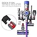 KEEPOW 2 Pack Docks Station Accessory Organizer Holders Wall Mount Accessories Compatible with Dyson V10, V8, V7