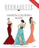 BERNADETTE Fashion Coloring Book Vol.9: Red Carpet Gowns and dresses (Volume 9) by