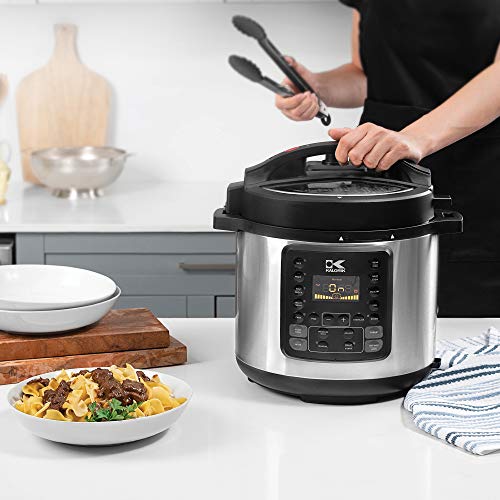 Kalorik 8 Quart 10in1 Multi Use Pressure Cooker, Stainless Steel