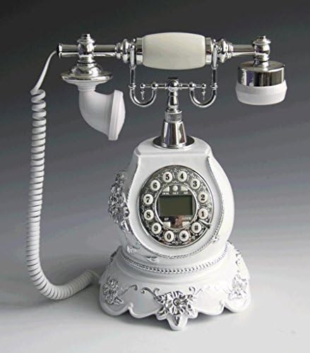 Wvfguj 電話 ヨーロッパのレトロな電話 ホームオフィスクリエイティブファッション固定アンティーク電話19x19x28cm Color
