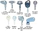 Construction Equipment Master Keys Set-Ignition Key Ring for Heavy Machines, 39 Key Set