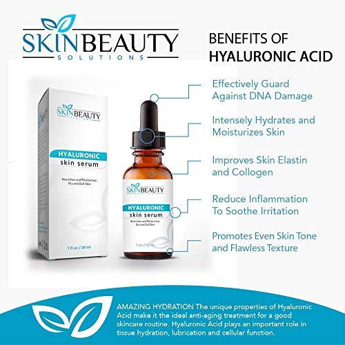 Pure 100 HYALURONIC HA Acid Moisturizing Gel The Best AntiAging Anti