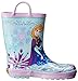 Western Chief Kids Waterproof Disney Character Rain Boots with Easy on Handles, Frozen Sisterhood, 12 M US Little Kid