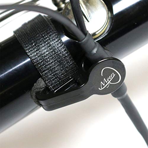 B-FLAT SOPRANO CLARINET MICROPHONE,"THE FEATHER PLUS" with 2 10" FLEXIBLE MICRO-GOOSE NECKS by Myers Pickups ~ See it in ACTION! Copy and paste: myerspickups.com, B-Flat Soprano Clarinet Microphone