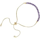 Dainty Cute Hand Made Gold Bracelets for Women Gemstone Beaded Bracelets Trendy Bracelets for Daily Birthday Wedding Gifts Bridesmaid Gifts Graduation Teacher gifts (#B3325)