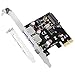 SHINESTAR USB 3.1 PCIe Card, USB C Expansion Card, PCI-e to 3 Port [ 1 X Type C + 2 X Type A ] Adapter, PCI Express Controller Hub for Desktop PC with Low Profile Bracket. 15 Pin SATA Power Connector