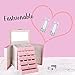 SmitCo LLC Little Girl Earrings, Silver Tone Rhodium Plated Set for Kids/Children, Hypoallergenic