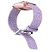 QIBOX Bands Compatible with Versa, Woven Fabric Wrist Strap Watch Special Edition Replacement Bands Classic Square Stainless Steel Buckle Compatible with Versa Smart Watch