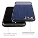 iPhone 8 Plus Case, iPhone 7 Plus Case, RANVOO [Canvas Series]Ultra Slim Thin Protective Hard Leather Cover Case for iPhone 8/7 Plus, Navy Blue