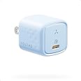 VOLTME 30W USB C Charger (GaN III Tech), USB-C Power Adapter, Mini Type C Wall Charger, PD 3.0 PPS Fast Charger for iPhone 14 13 12 11 Mini Pro Max, Samsung, MacBook Air, iPad, Samsung, Pixel (Blue)