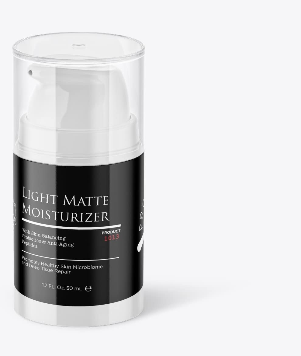 Light Matte Moisturizer - Probiotic help prevent Acne, Rosacea, and Eczema. The Probiotic and Peptide Maintains the glow, softness, and tightness of clear skin.