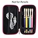 iDream365 Fountain Pen Case Holder,Hard Protective Carrying Case/Bag/Pouch/Holder for Executive Fountain Pens,Ballpoint Pens-Black/Pink