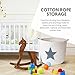 Toy Basket, Storage Baskets, Cotton Rope Large Woven Storage Basket, Blanket Basket, Laundry Basket, Towel Storage, 15x13 Baby Storage Bin, Toy Storage, Storage Organizer, Nursery and Home Decor