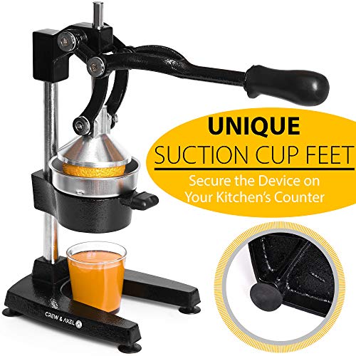 Crew & Axel Citrus Juicer Manual Orange Juice Squeezer Heavy Duty