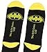 Batman Socks Mens Cape Crew Superhero Costume Adult Shoe Size 8-12