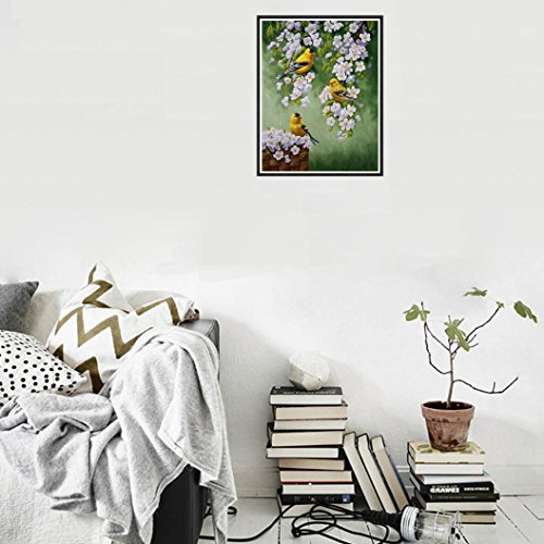 DEESEE(TM) 5D Flower Diamond Rhinestone Pasted Embroidery Painting Cross Stitch Home Decor (G(25×30cm)) - Thumbnail 2