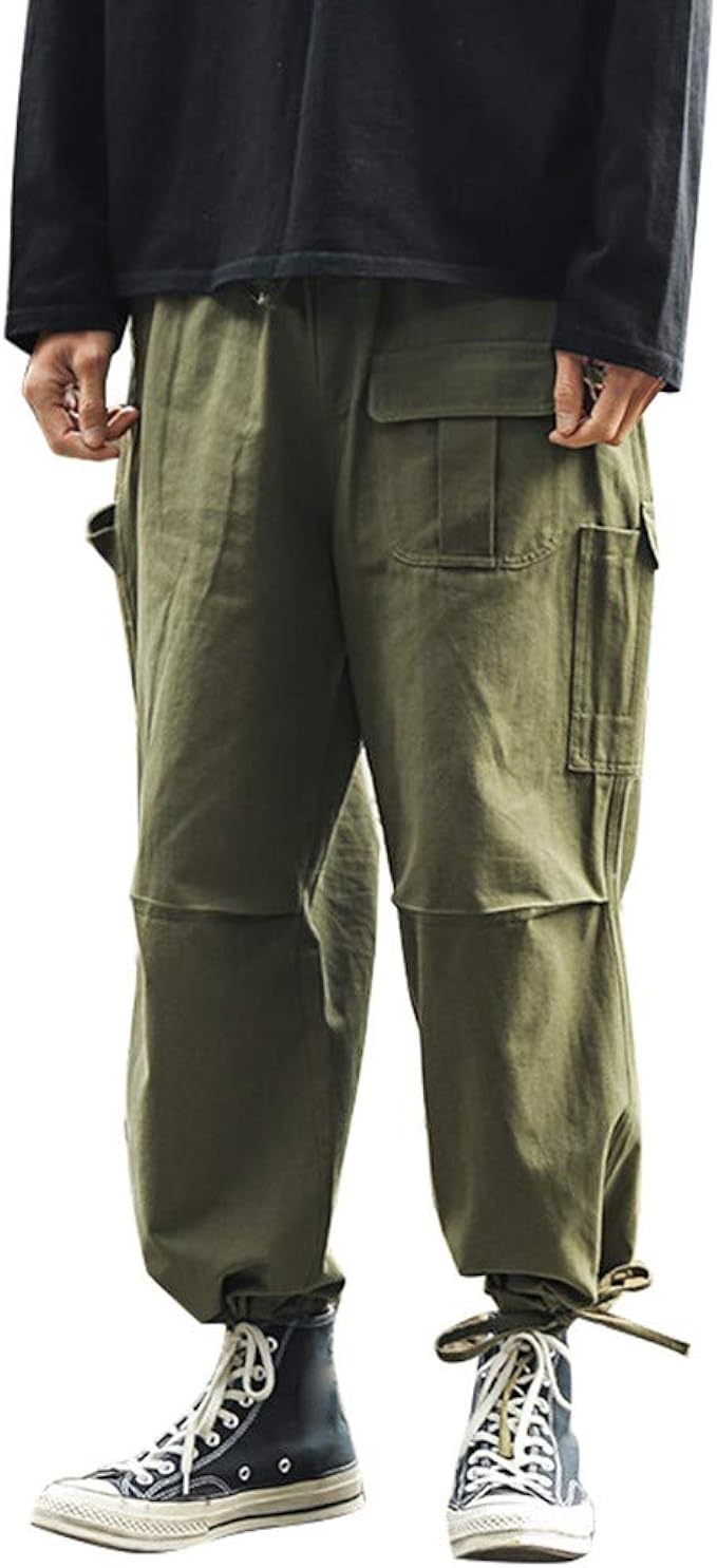 army radar strap relaxed pants