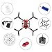 Metakoo D1 RC Toy Drone with 720P HD Camera, Big Outdoor/Indoor Helicopter with Carbon Fiber Arms, Quadcopter with Altitude Hold, 3D Flips, Headless Mode and One-key Return (Red)