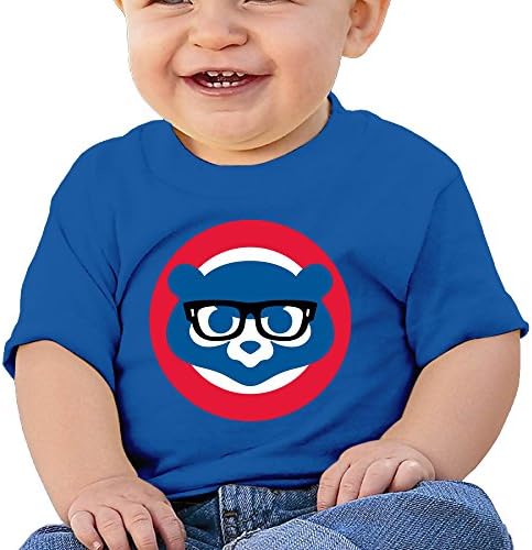NUBIA Newborn Baby Glasses Cubs Bears Short-Sleeve T Shirts RoyalBlue 6 M