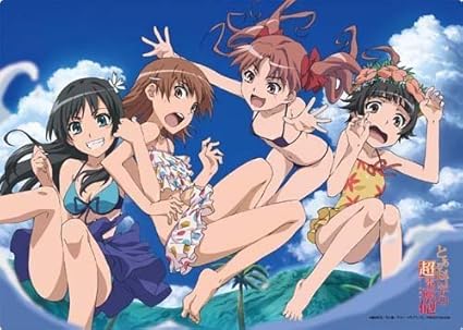 とある科学の超電磁砲 バスタオル 美琴 黒子 スク水 水着 Esupport Vn