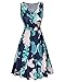 KILIG Women's Casual V Neck Floral Wrap Sundresses Sleeveless A Line Elegant Summer Dresses with Pockets (A5-Floral, Medium)