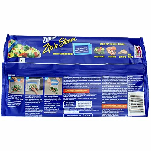 ZIPLOC Zip N STEAM BagMedium (Pack of 2) Pricepulse