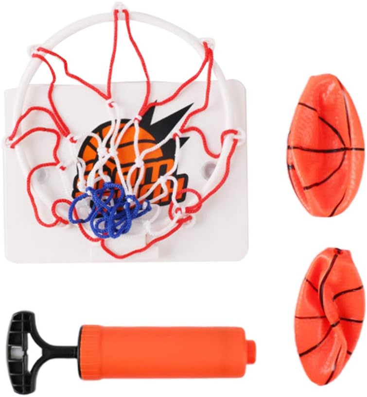 Tomaibaby 1 Set of Basketball Hoop Game for Kids and Adults Mini Basketball Portable Wall-Mounted Interesting Funny Indoor Basketball Toy Sports Game Toy for Home, Office, Bedroom