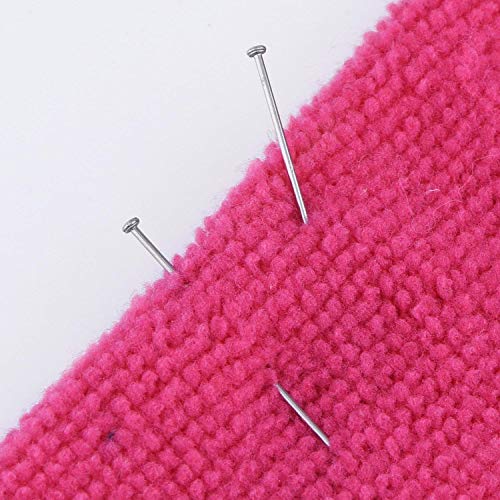 Head Pins Fine Satin Pin Dressmaker Pins for Jewelry Making, Sewing and Craft, Stainless Steel