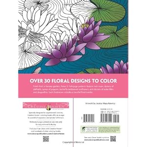 Creative Haven Floral Designs Coloring Book (Creative Haven Coloring Books)