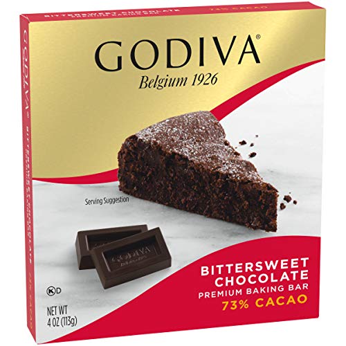 Godiva Bittersweet Chocolate Premium Baking bar, 4 oz
