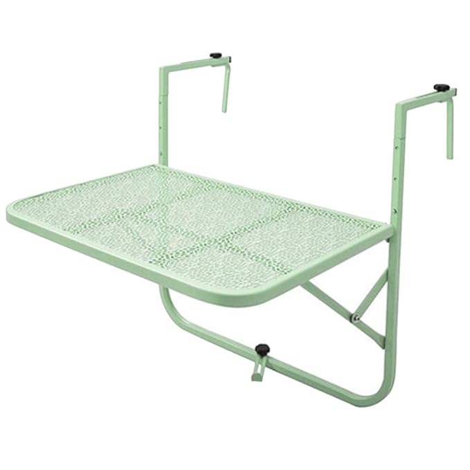 PENGFEI Tische Wandtisch Wand-Klapptisch Balkongeländer Hängetisch Kleine Tische Im Freien Regenfeste Sonnencreme, Metall, 4 