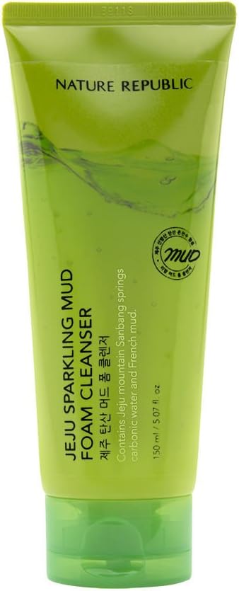 jeju sparkling mud cleansing cream