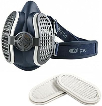 Elipse P3 R Woodworking Dust Welding Fumes Safety Mask Respirator with additional pack of Filters