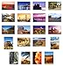 AMERICA THE BEAUTIFUL postcard set of 20. Post card variety pack depicting United States travel sites and American theme postcards. Made in USA.