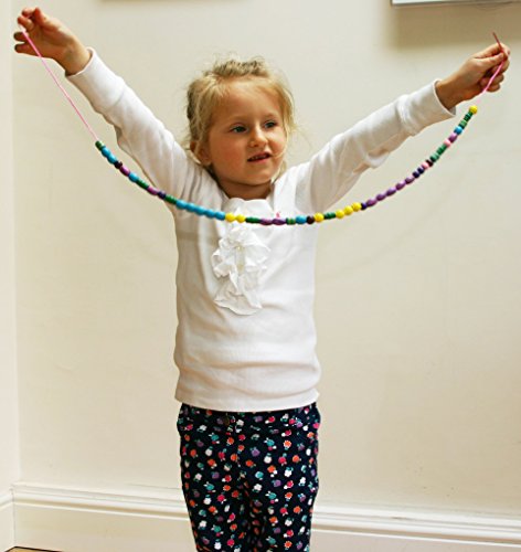 image for Toys of Wood Oxford wooden beads for jewelry making kids – wooden be