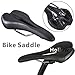 OUTERDO Hollow Mountain Bike Saddle Bicycle Soft Cushion Seat Black 28 x 13cm
