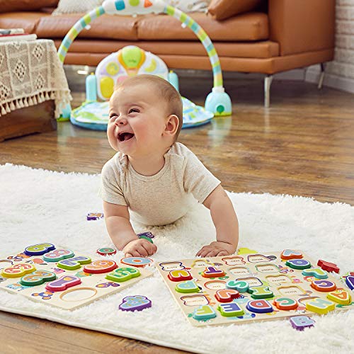 1 Wooden+Puzzles+Alphabet+Educational+Gifts