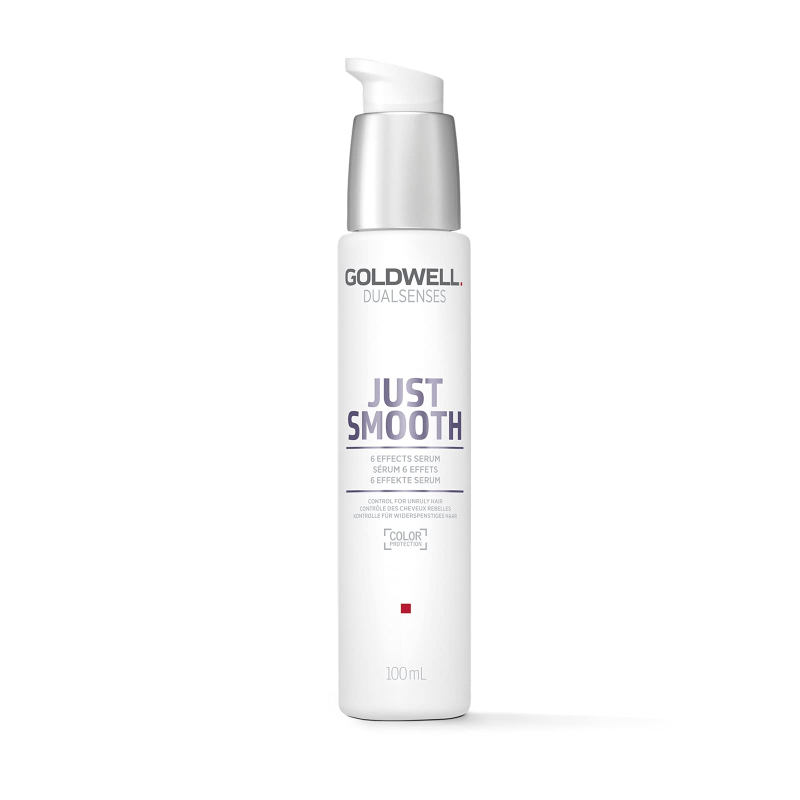 Goldwell Dualsenses Just Smooth 6 Effects Serum, For Unruly & Frizzy Hair, Anti-Frizz & Humidity Control, 100ml