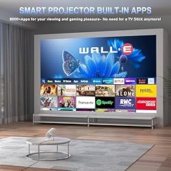 Portable Projector 4K WiFi 6 BT 5.2 Upgraded