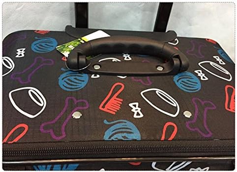 Portable Pet Carrier Dog Cat Rolling BackPack Travel Luggage Bag , B