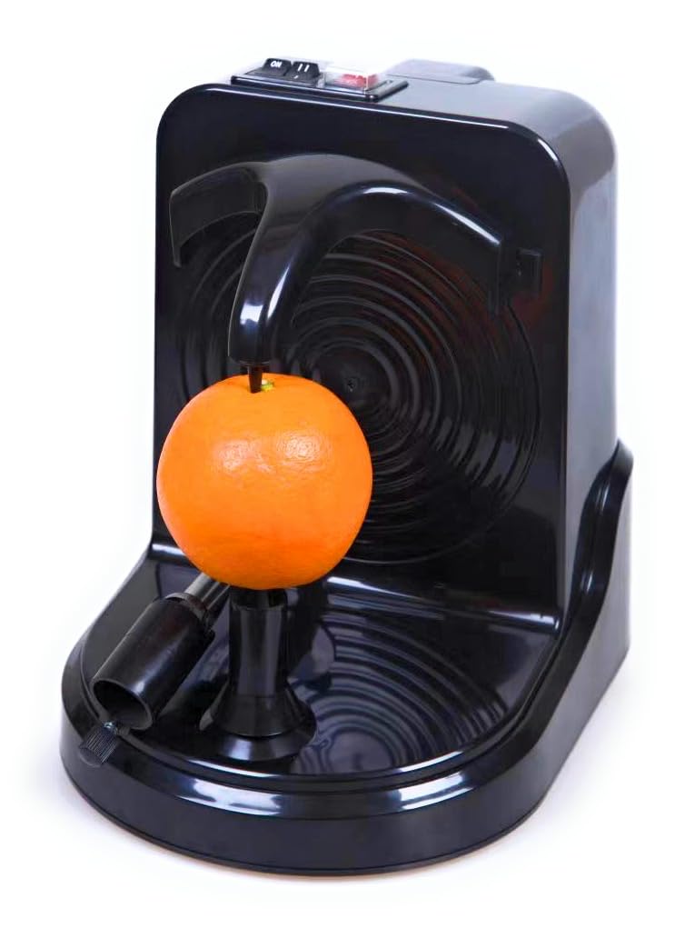 Photo 1 of Pelamatic Electric Fruit Peeler | Automatic Orange, Apple, Potato Peeler | Durable Stainless Steel | Versatile & Easy-to-Use | Black | 9.5x7x10.5 inches | Plastic & Stainless Steel | Kitchen Appliance