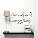 5pcs Vinyl Mirror Wall Decals Quotes Stickers for Living Room Bathroom Washroom Mirror Window Home Wall Decor Waterproof Removable DIY Art Stickers