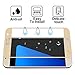 Samsung Galaxy S7 Screen Protector(Full Screen Coverage), cresawis 2- PACK Bubble Free Samsung Galaxy S7 Tempered Glass Screen Protector [NOT S7 Edge] - 0.3mm Thickness/Case-Friendly(Gold)