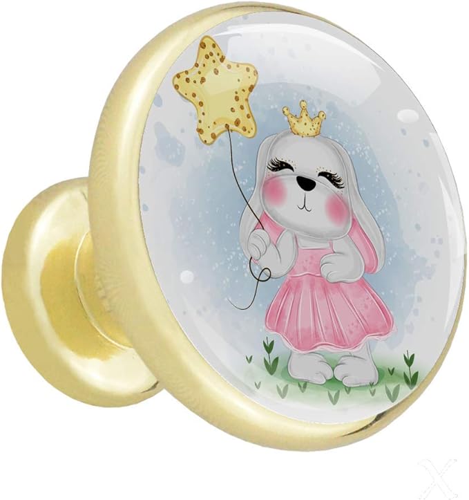 Xingruyun Tiradores para Muebles Elefante, Caricatura Pomo Mueble Metal