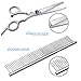 Dog Grooming Clippers - Cordless Quiet Pet Hair Clippers Trimmer Rechargeable with Stainless Steel Blades Dog Comb Shears Best Professional Hair Clipper Set for Dogs Cats Pets Long Short Hair